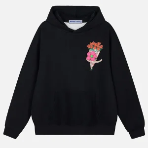 Aelfric Eden 3D Print Flower Hoodie