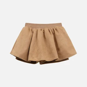 Aelfric Eden Vintage Coffee Suede Skirt