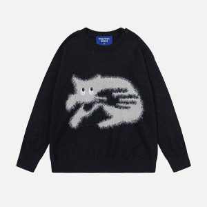 Aelfric Eden Cute Cat Sweater