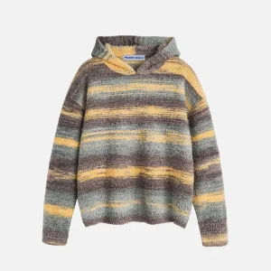 Aelfric Eden Gradient Stripe Knit Hoodie