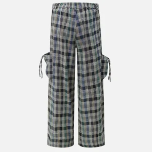 Aelfric Eden Plaid Wrinkle Loose Pants