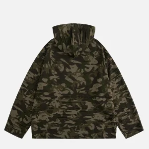 Aelfric Eden Distressed Camouflage Hoodie