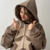 Aelfric Eden 3D Print Star Zip Up Hoodie