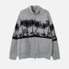 Aelfric Eden Coconut Tree Zip Up Cardigan