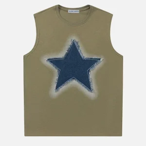 Aelfric Eden Denim Star Tank Top