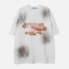 Aelfric Eden Burning Letter Washed Tee