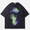 Aelfric Eden Blurring Palm Print Tee