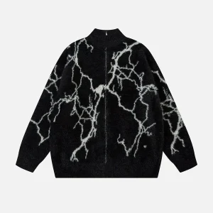 Aelfric Eden Lightning Thorny Graphic Cardigan