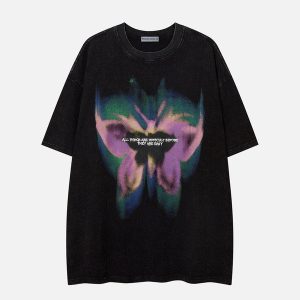 Aelfric Eden Blurring Butterfly Washed Tee