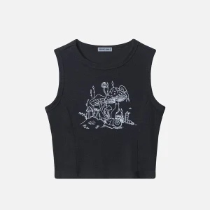 Aelfric Eden Mushroom Knit Tank Top