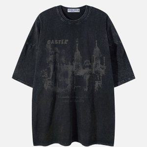 Aelfric Eden Castle Graphic Washed Tee