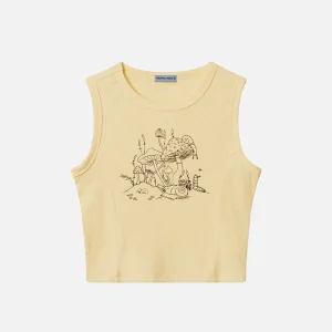 Aelfric Eden Mushroom Knit Tank Top