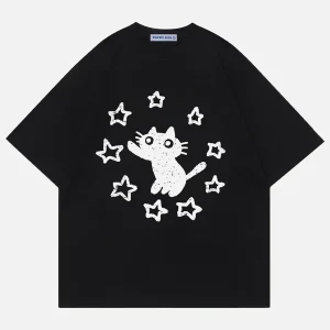 Aelfric Eden Star Cat Print Tee